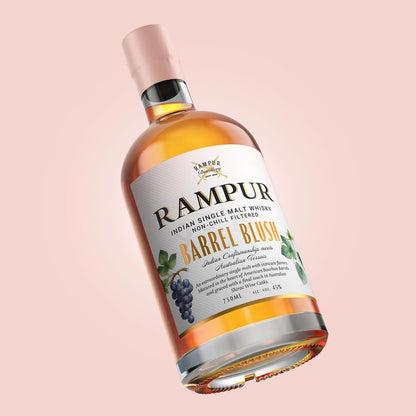 Rampur Barrel Blush Indian Single Malt Whisky ABV 45% Vol 700ml / 70cl