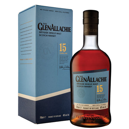 The GlenAllachie 15 Year Speyside Single Malt Scotch Whisky ABV 46% Vol 70cl / 700ml