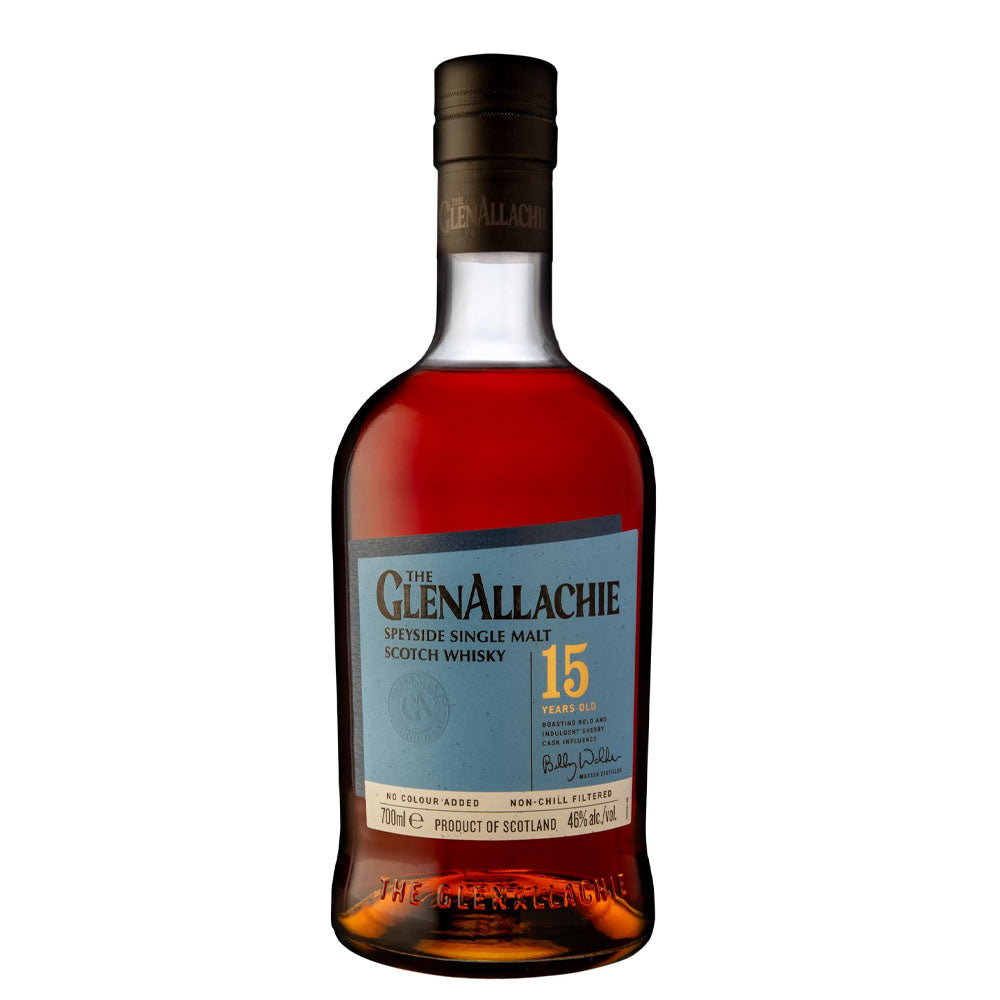 The GlenAllachie 15 Year Speyside Single Malt Scotch Whisky ABV 46% Vol 70cl / 700ml