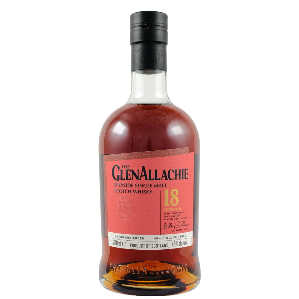 The GlenAllachie 18 Year Speyside Single Malt Scotch Whisky ABV 46% Vol 70cl / 700ml