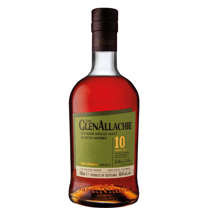 The GlenAllachie 10 Year Batch 11 Cask Strength Speyside Single Malt Scotch Whisky ABV 59.4% Vol 70cl / 700ml