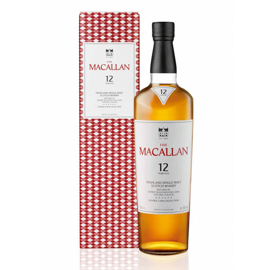The Macallan 12 Year Old Double Cask Single Malt Scotch Whisky ABV 40% 700ml with Gift Box