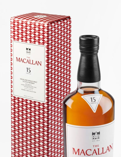 The Macallan 15 Year Old Double Cask Single Malt Scotch Whisky ABV 43% 700ml with Gift Box