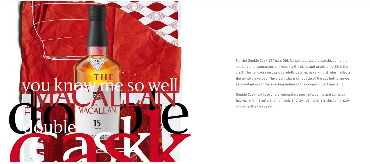 The Macallan 15 Year Old Double Cask Single Malt Scotch Whisky ABV 43% 700ml with Gift Box