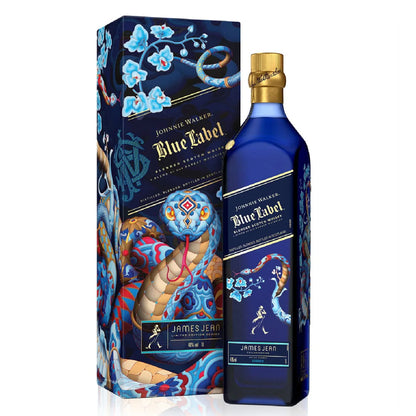 Johnnie Walker Blue Label Year of the Snake (CNY 2025) James Jean Limited Edition Design Blended Scotch Whisky Vol 100cl / 1000ml / 1L