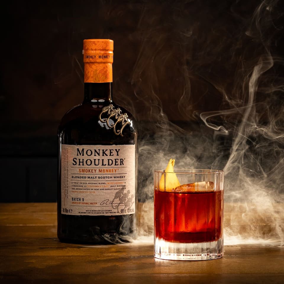 Monkey Shoulder Smokey Monkey Blended Malt Scotch Whisky ABV 40