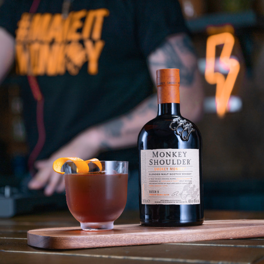 Monkey Shoulder Smokey Monkey Blended Malt Scotch Whisky ABV 40