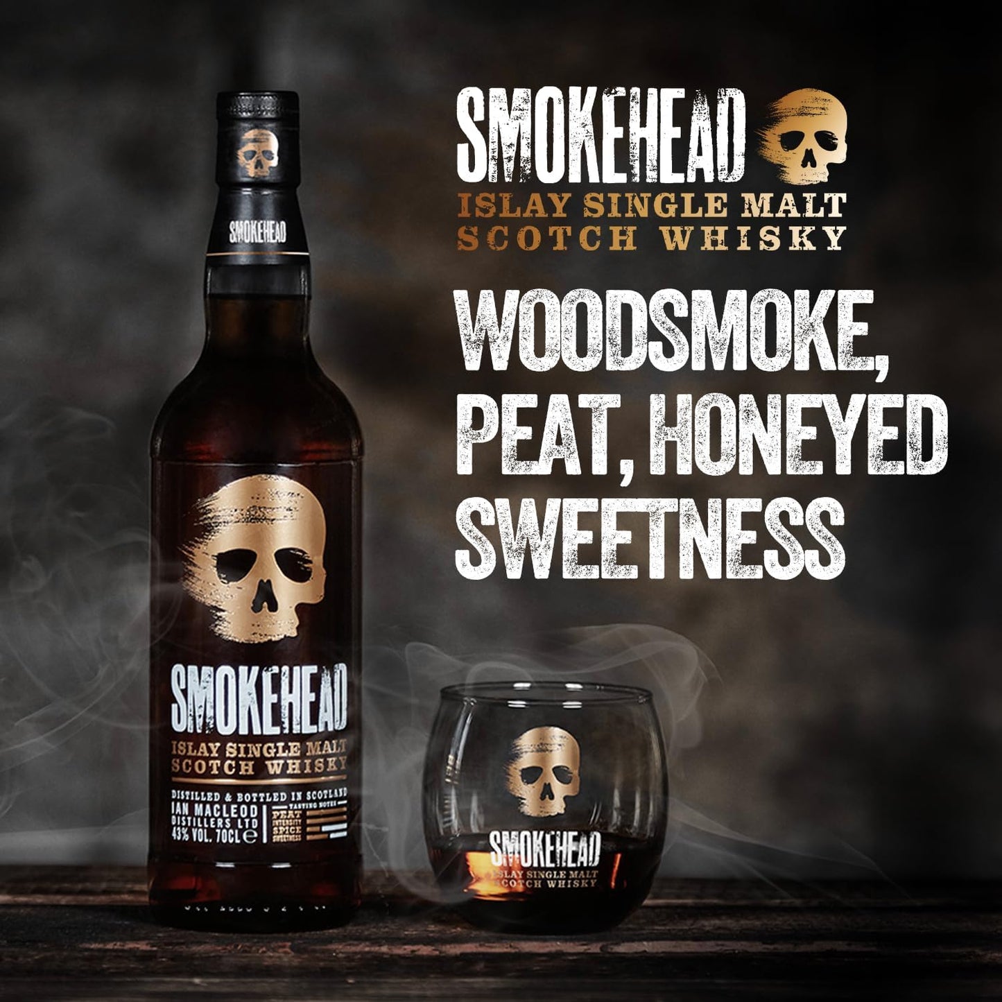 Smokehead Original Islay Single Malt Scotch Whisky ABV 43% Vol 70cl / 700ml