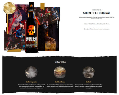 Smokehead Original Islay Single Malt Scotch Whisky ABV 43% Vol 70cl / 700ml