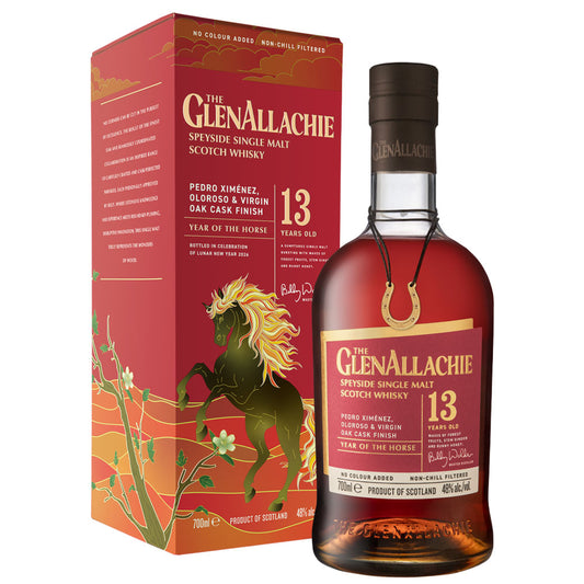 The GlenAllachie 13 Year of The Horse 2026 ABV 48% 700ml with Gift Box