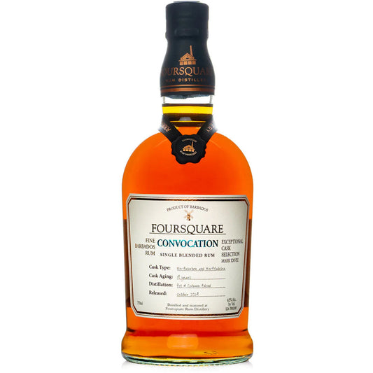 Foursquare 14 Year Convocation Exceptional Cask Selection Mark XXVIII Single Blended Rum ABV 62% 700ml