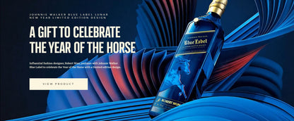 (BFCM SALE) Johnnie Walker Blue Label Year Of The Horse Limited Lunar New Year Edition ABV 40% 750ml