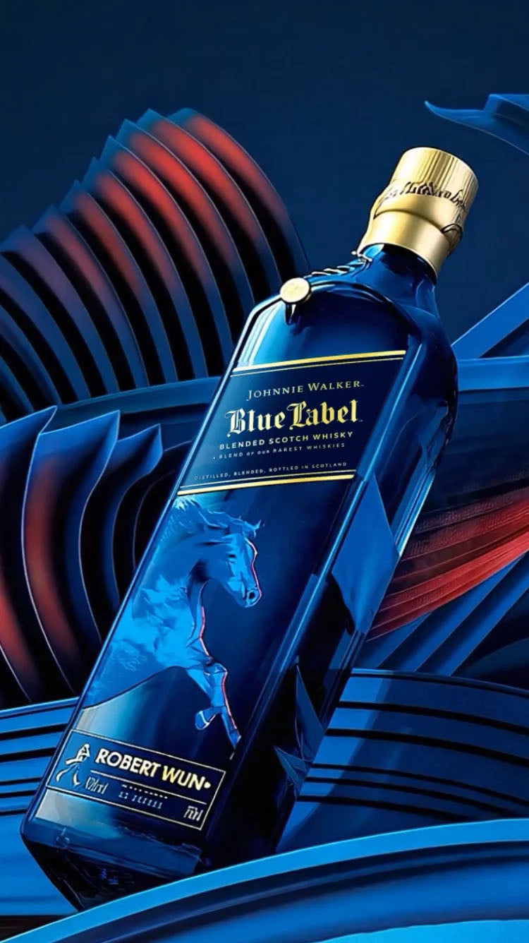 (BFCM SALE) Johnnie Walker Blue Label Year Of The Horse Limited Lunar New Year Edition ABV 40% 750ml