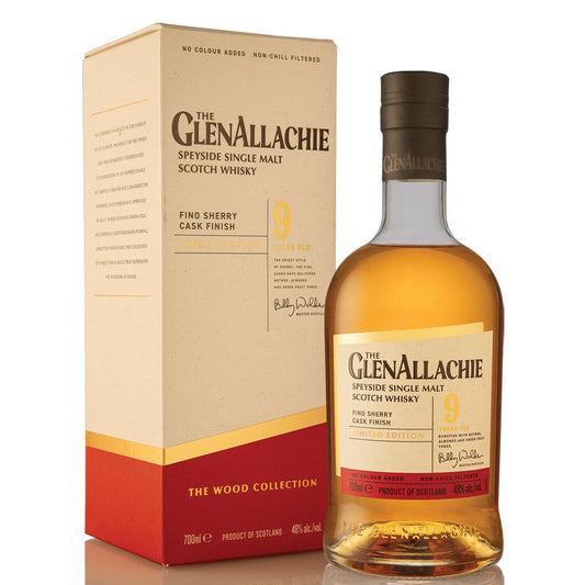 GlenAllachie 9 Year Old 2014 Fino Sherry Series Speyside Single Malt Scotch Whisky ABV 48% Vol 70cl / 700ml