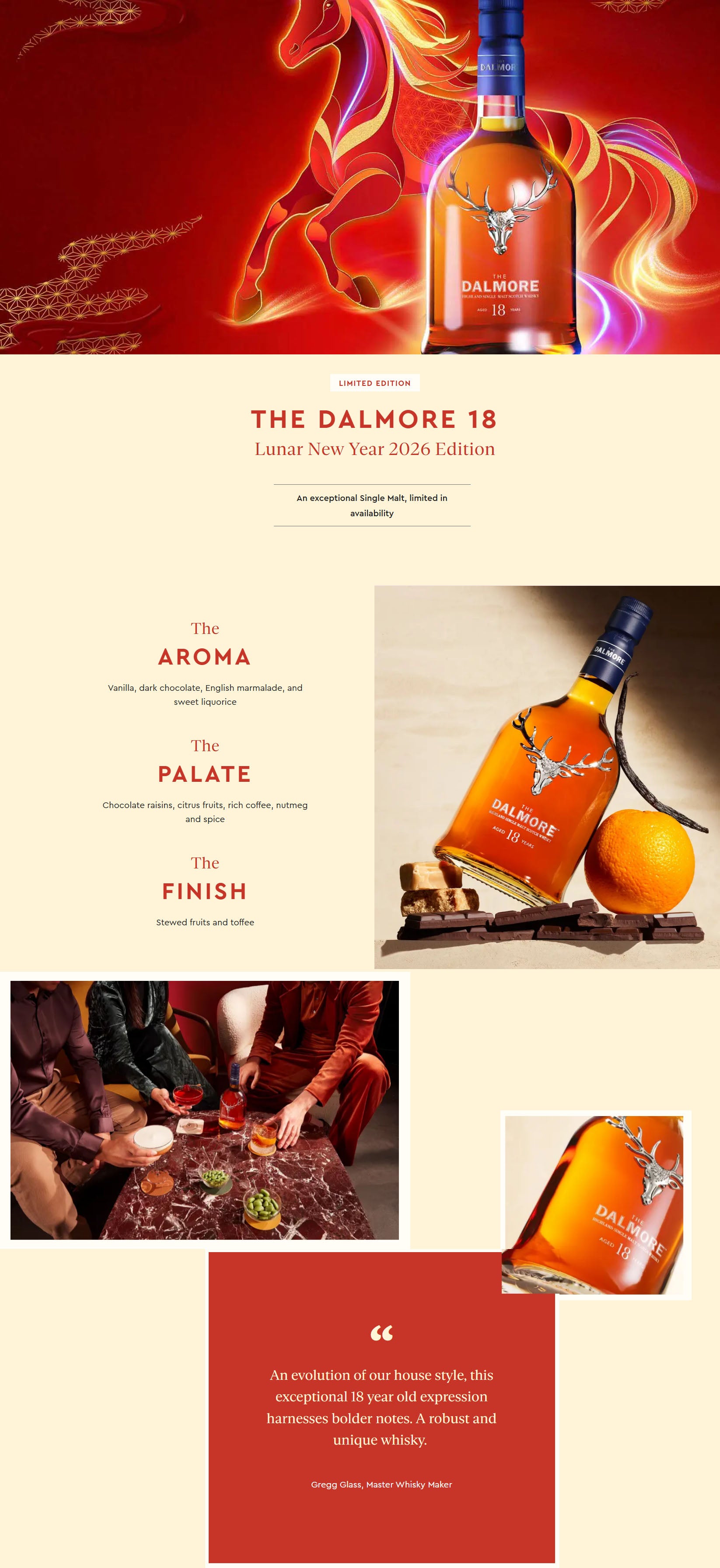 The Dalmore 18 Year Old Year Of Horse 2026 Highland Single Malt