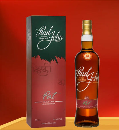 Paul John Port Select Cask Indian Single Malt Whisky ABV 48% 700ml