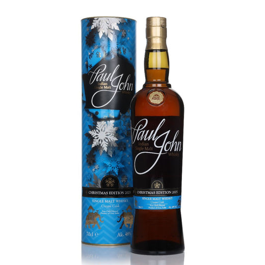 Paul John Christmas Edition 2025 Single Malt Indian Whisky ABV 48% 700ml