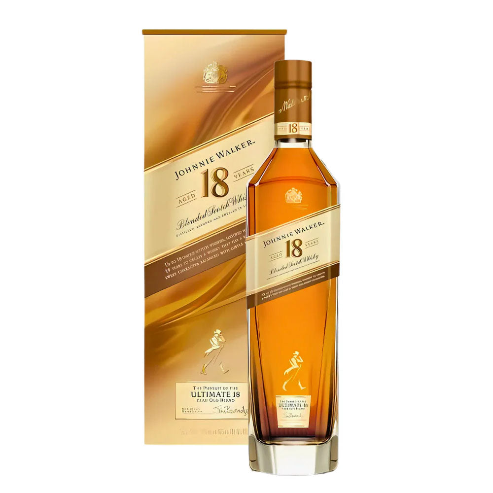 (1 Litre) Johnnie Walker Ultimate 18 Year Blended Whisky 1000ml with Box