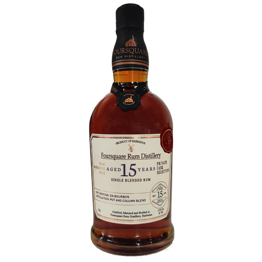 Foursquare 15 Year Old Private Cask Selection LMDW15 #11 Barbados Single Blended Rum ABV 62% 700ml