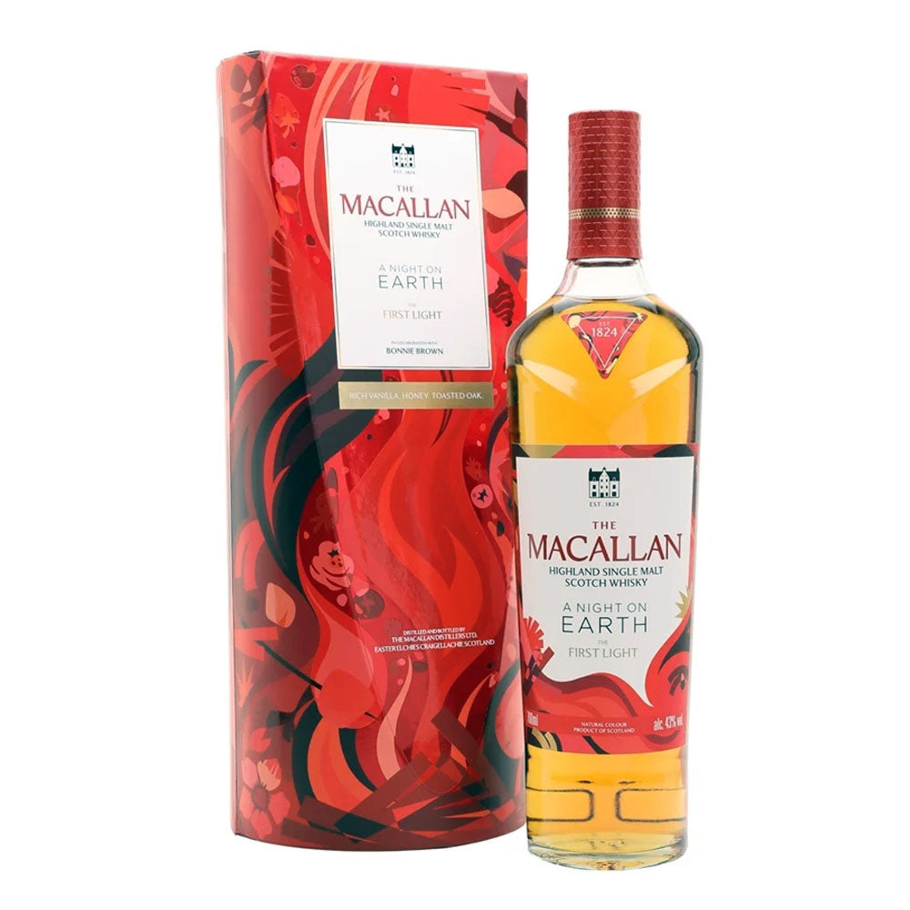 The Macallan A Night on Earth The First Light 2025 Release Highland Single Malt Scotch Whisky ABV 43% Vol 70cl / 700ml