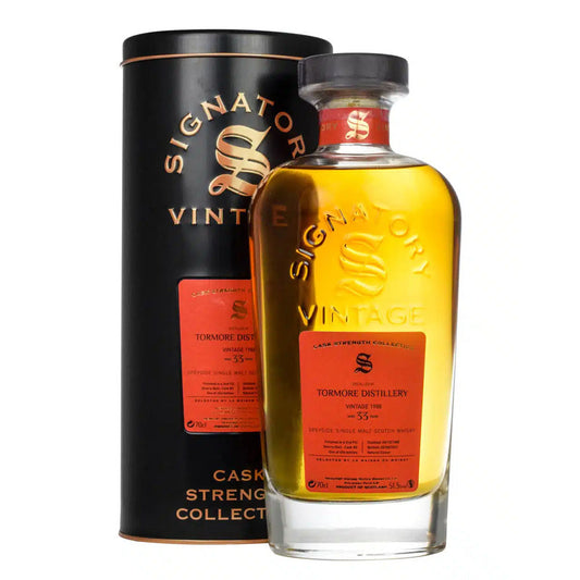 Tormore 33 Year Old 1988 Antipodes Signatory Vintage Single Malt Scotch Whisky ABV 51.3% 700ml
