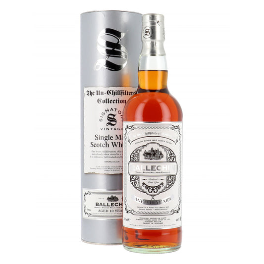 Ballechin 10 Year Old 2010 Signatory Vintage The Un-Chillfiltered Collection Single Malt Whisky ABV 46% 700ml