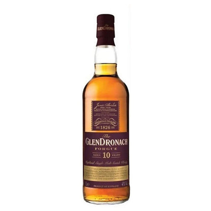 The Glendronach Forgue 10 Year Old Highland Single Malt Scotch Whisky ABV 43% 1000ml (1L - No Box)