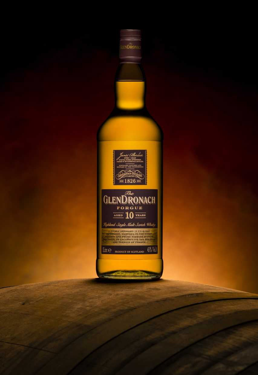 The Glendronach Forgue 10 Year Old Highland Single Malt Scotch Whisky ABV 43% 1000ml (1L - No Box)