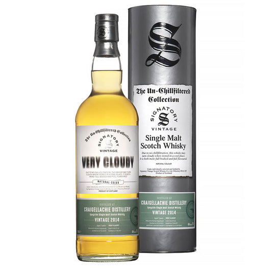 Craigellachie 7 Year Old 2014 Signatory Vintage Very Cloudy ABV 40% 700ml with box