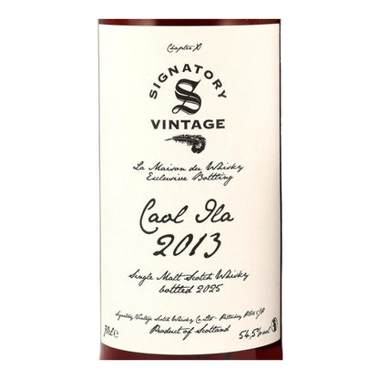 Caol Ila 12 Year Old 2013 Sherry Butt #106 Signatory Vintage Plume Collection Islay Single Malt Scotch Whisky ABV 54.5% 700ml