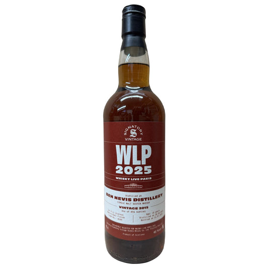 Ben Nevis 10 Year Old 2015 1st Fill Oloroso Sherry Butt Finish #209 Whisky Live Paris 2025 Signatory Vintage Single Malt Whisky ABV 46% 700ml