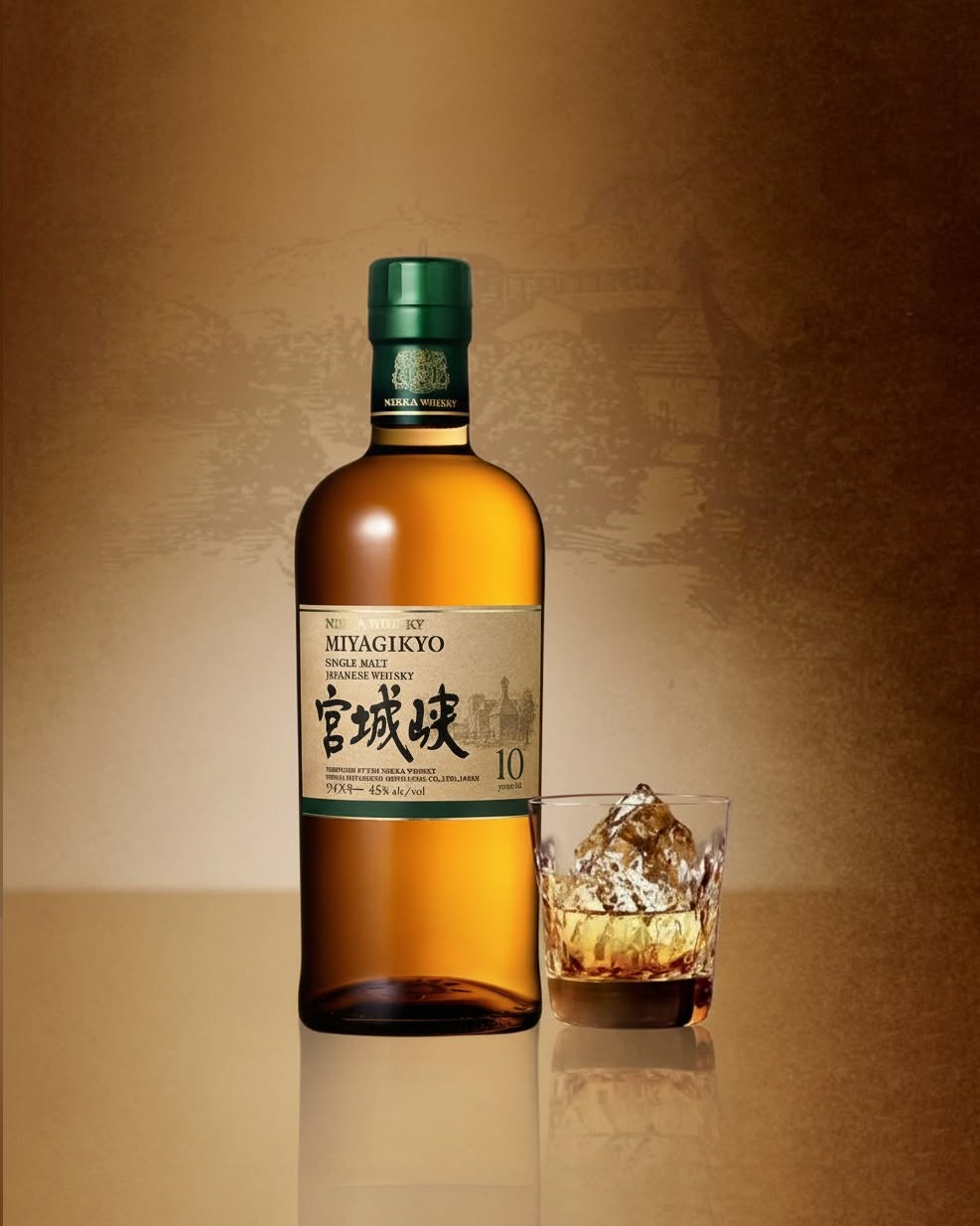Nikka Miyagikyo 10 Year Old Japanese Single Malt Whisky ABV 45
