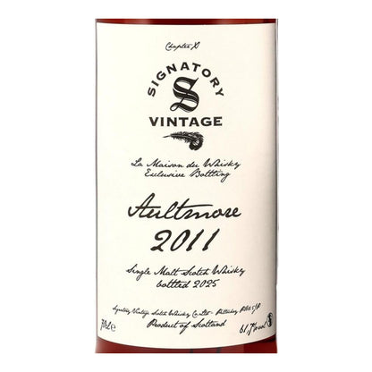 Aultmore 14 Year Old 2011 First Fill Pedro Ximénez Hogshead #3 Signatory Vintage Plume Collection Speyside Single Malt Scotch Whisky ABV 61.7% 700ml