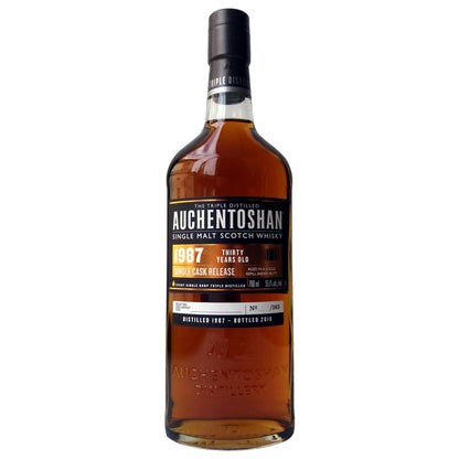 The Auchentoshan 1987 Limited Edition 30 Years Old Single Cask ABV 55.1% 700ml Selected Exclusively for Singapore (Bottle No. 307)