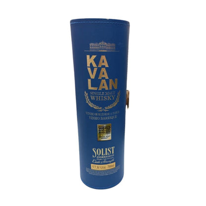 Kavalan Solist Vinho Barrique (Earlier releases) Single Cask Cask Strength (pre 2020) ABV 57.8% 70cl with Gift Box (Vintage bottle. The box is not in good condition due to age, but the whisky bottle itself is in excellent condition.) (W120309002A)