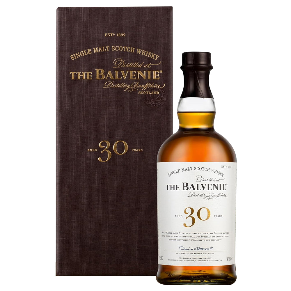 The Balvenie 30 Year Old Speyside Single Malt Scotch Whisky ABV 47.3% 700ml with Gift Box