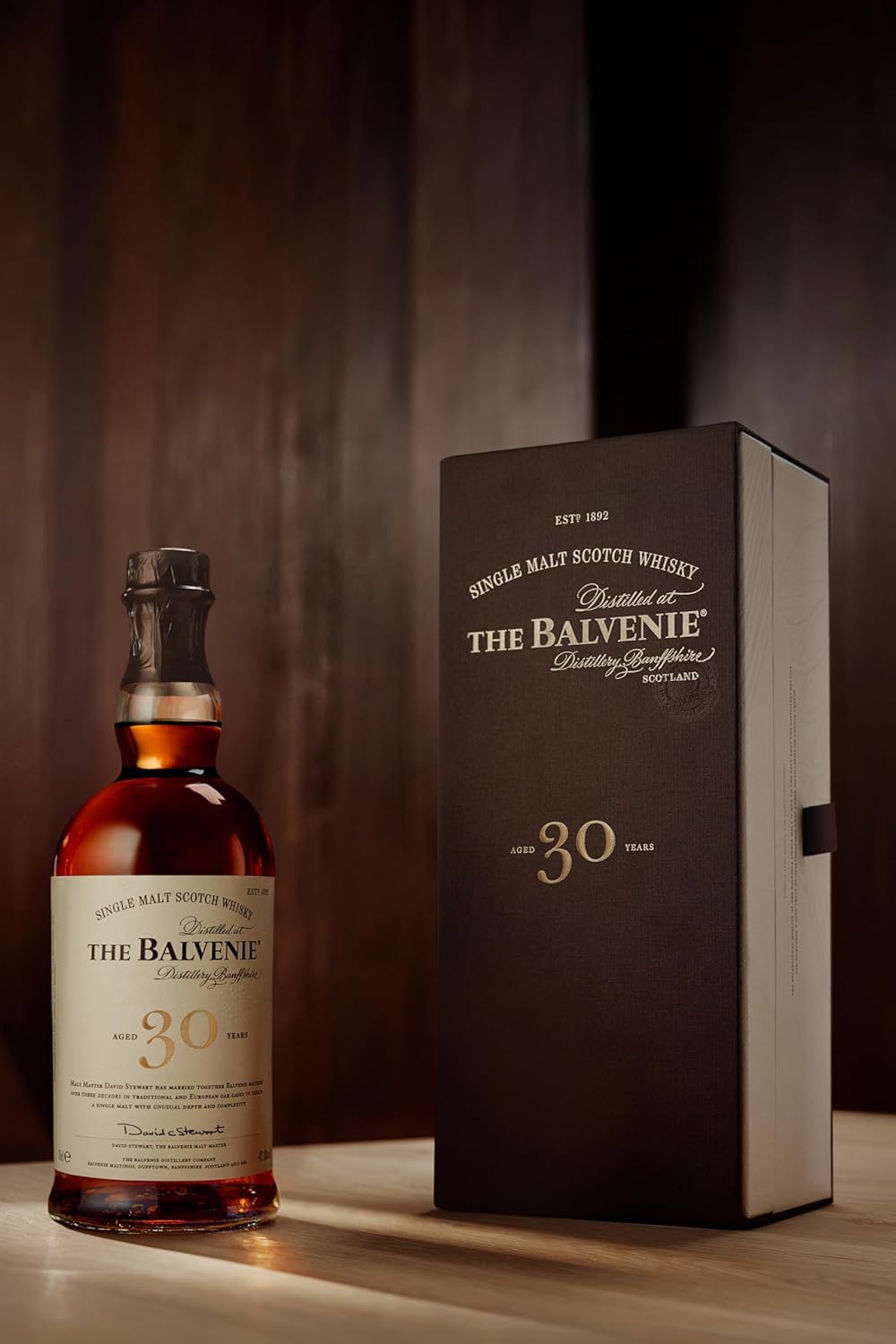 The Balvenie 30 Year Old Speyside Single Malt Scotch Whisky ABV 47.3% 700ml with Gift Box