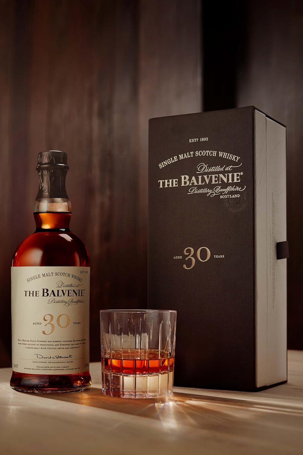 The Balvenie 30 Year Old Speyside Single Malt Scotch Whisky ABV 47.3% 700ml with Gift Box