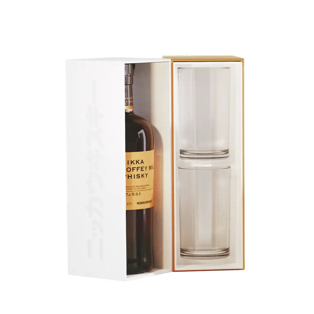 Nikka Coffey Malt Gift Set with 2x Glasses ABV 45% 700ml Whisky
