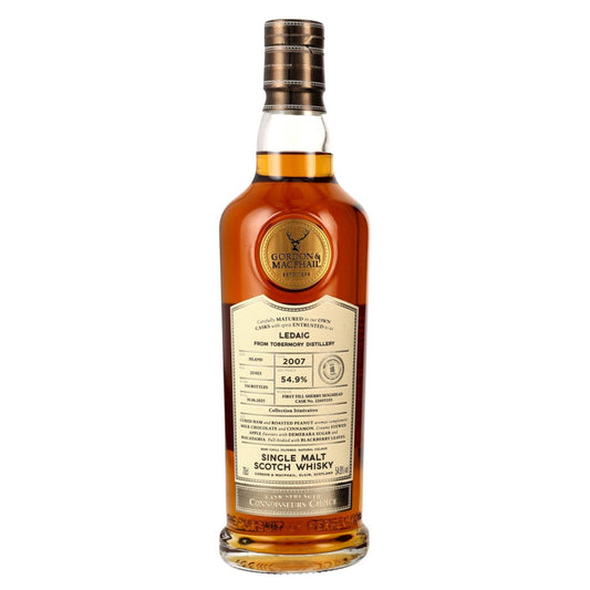 Ledaig 18 Year 2007 1st Fill Sherry Hogshead Cask No. #22605103 ABV 54.9% 700ml Gordon & Macphail