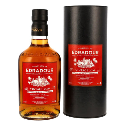 Edradour 9 Year Old Vintage 2016 2nd Fill Caroni Barrel #98 Itineraires Highland Single Malt Scotch Whisky ABV 48.2% 700ml