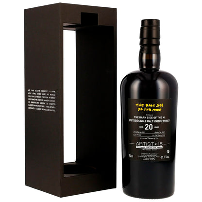The Dark Side of the M (Macallan) 20 Year Old 2005 Artist #15 Cask 44H Speyside Single Malt Scotch Whisky ABV 61.1% 700ml