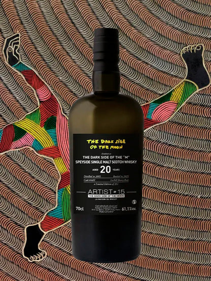 The Dark Side of the M (Macallan) 20 Year Old 2005 Artist #15 Cask 44H Speyside Single Malt Scotch Whisky ABV 61.1% 700ml