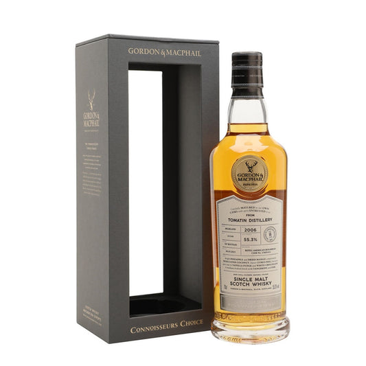 Tomatin 2006 16 Year Old Cask #17601411 Connoisseurs Choice Highland Single Malt Scotch Whisky Gordon & MacPhail ABV 55.3% 700ml