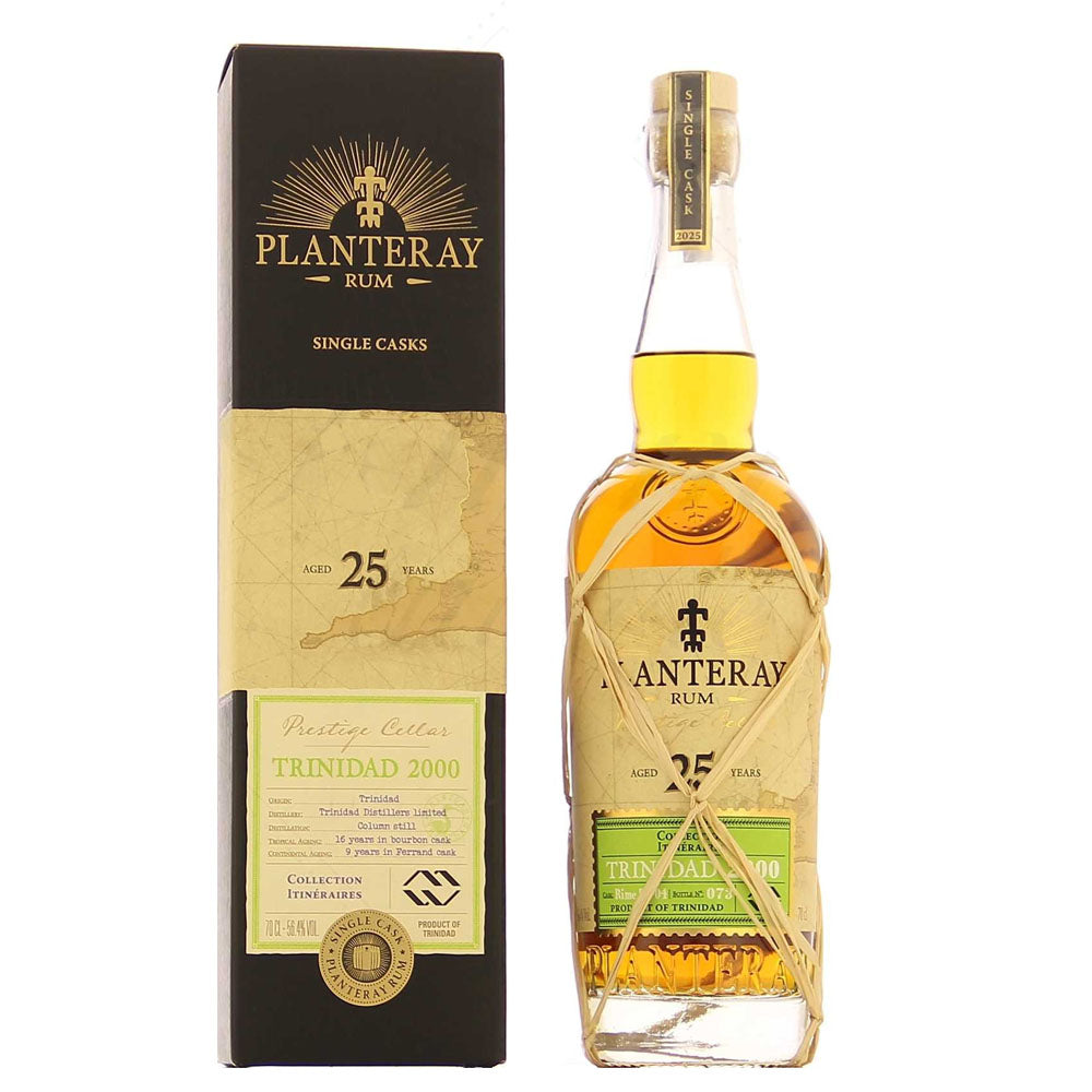 Planteray Rum 25 years 2000 Trinidad Itinéraires ABV 56.4% 700ml
