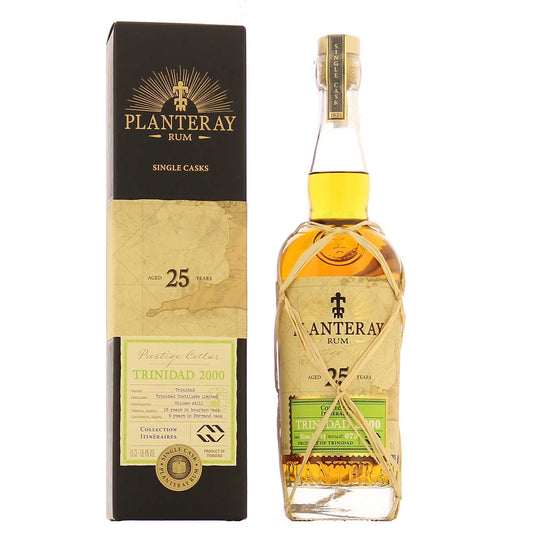Planteray Rum 25 years 2000 Trinidad Itinéraires ABV 56.4% 700ml