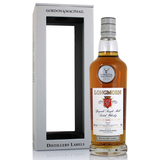 Longmorn 2008 (bottled 2022) - Distillery Labels Gordon & MacPhail Single Malt Scotch Whisky ABV 46% 700ml