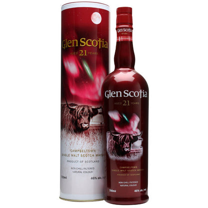 Glen Scotia 21 Years (Old Bottle) Single Malt Scotch Whisky 46% 700ml