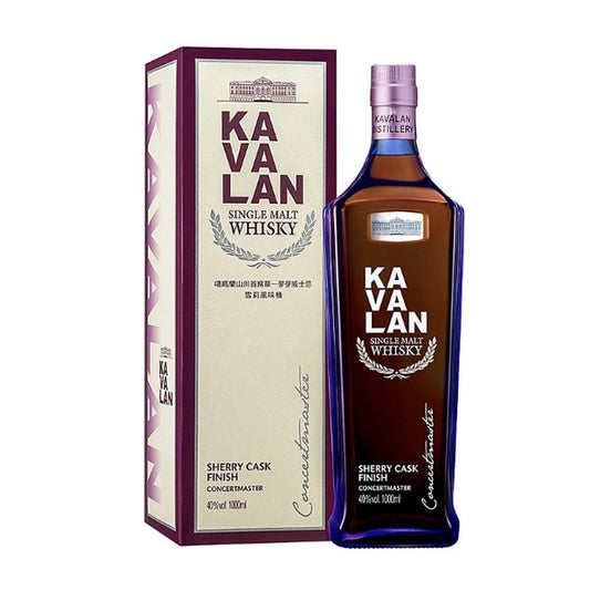 (1L) Kavalan Concertmaster Sherry Cask Finish ABV 40% 1000ml