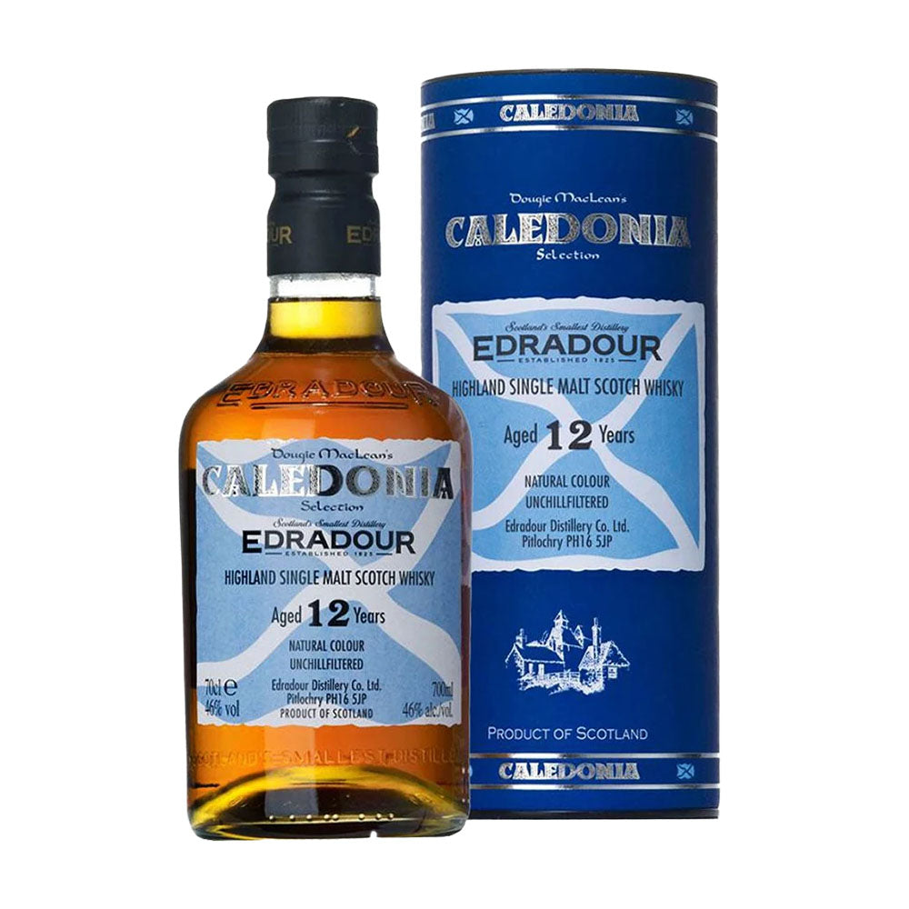 Edradour Caledonia 12 Year Old Highland Single Malt Scotch WhiskyABV 46% 700ml